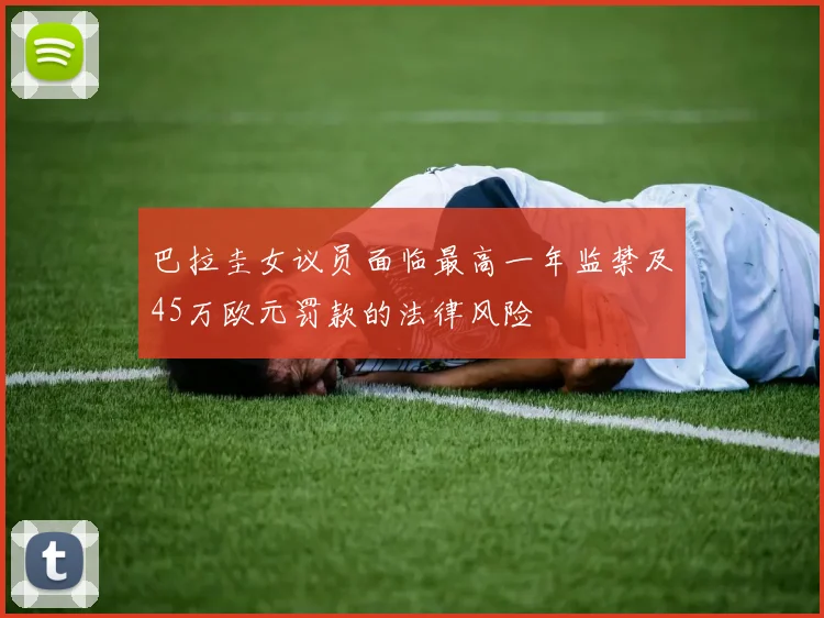 巴拉圭女议员面临最高一年监禁及45万欧元罚款的法律风险