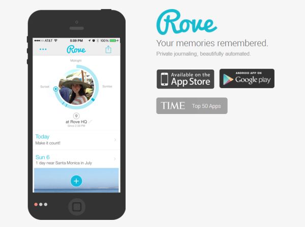 Rove llevar un diario personal en automático desde android - Rove, llevar un diario personal en automático desde android