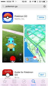 descargar pokemon go apps store